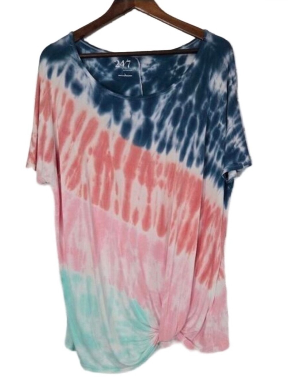 Maurices colorful tye-dye short sleeve top